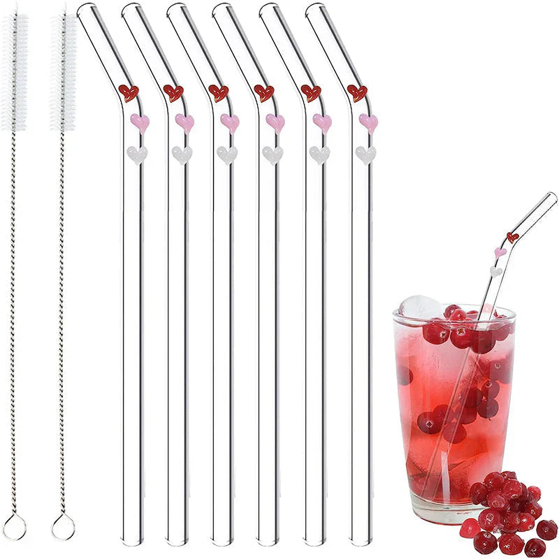 Kit de Pailles en Verre Réutilisables