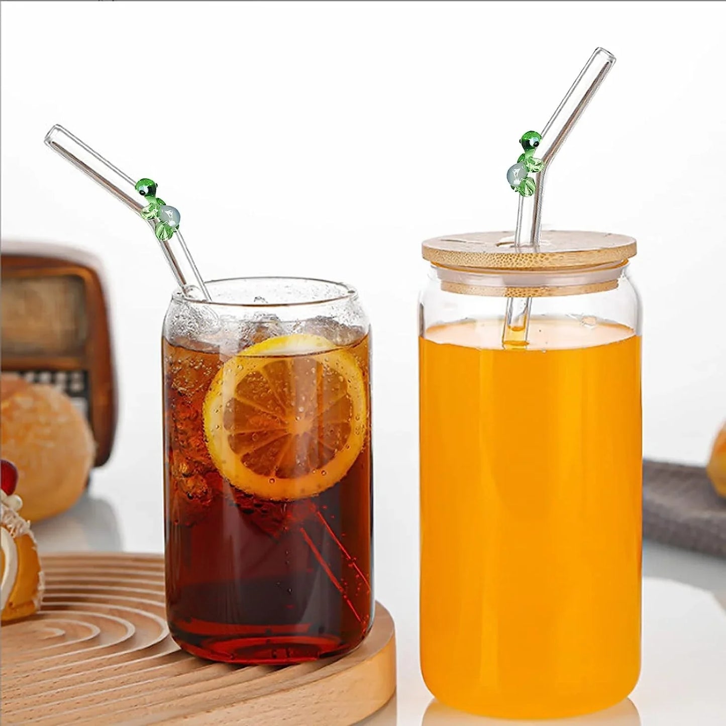 Kit de Pailles en Verre Réutilisables