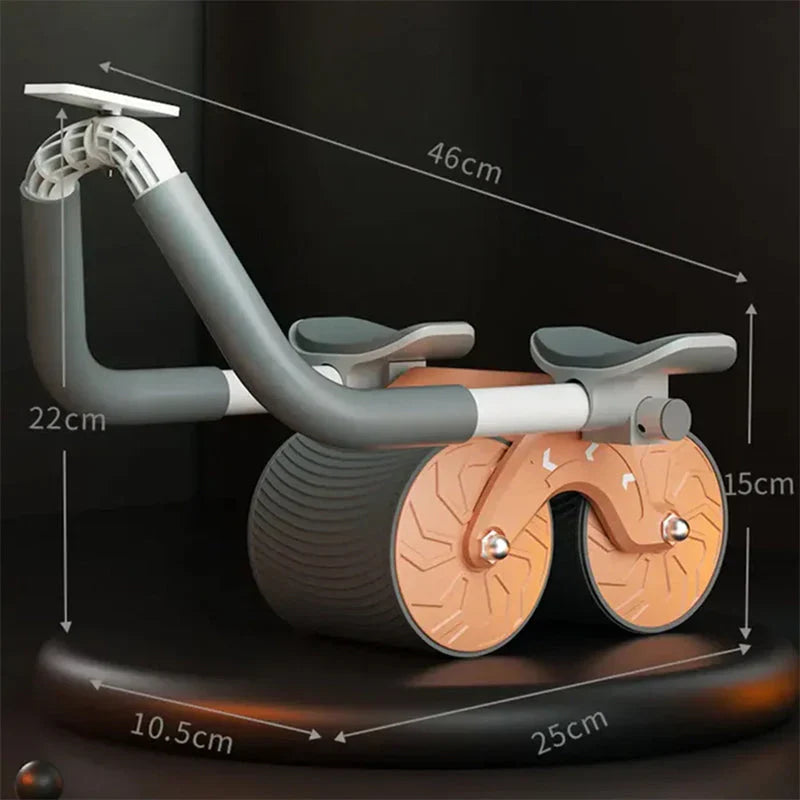 Entraîneur pour Muscles Abdominaux avec Double Rouleau Stable