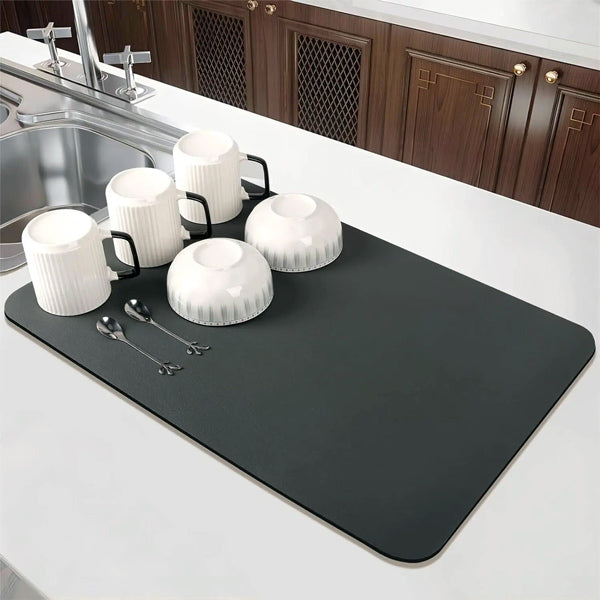 Tapis de Séchage pour la Cuisine et la Salle de Bains