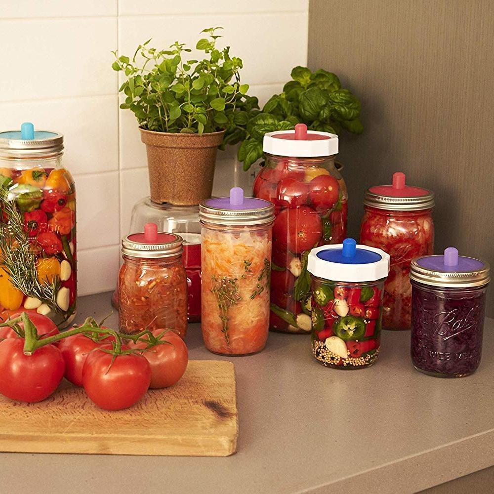 Couvercles en Silicone pour la Fermentation des Aliments (5 Pcs)