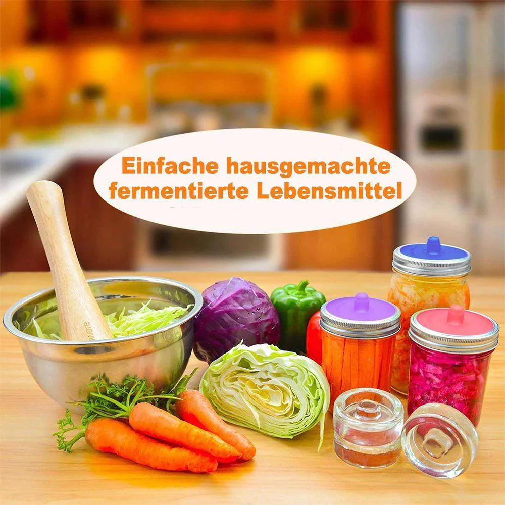 Couvercles en Silicone pour la Fermentation des Aliments (5 Pcs)