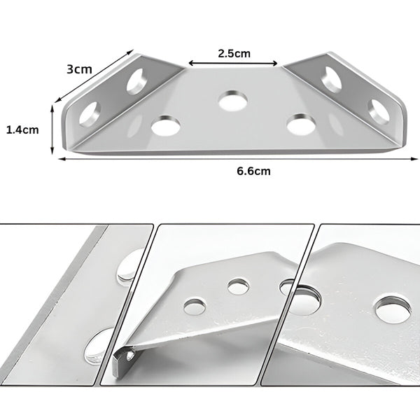 Set de Raccords D' Angle Pratique (10 Pièces)