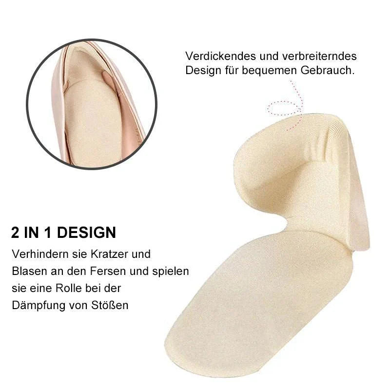 Coussinets de Talon en Silicone Souple contre les Ampoules (1 Paire)