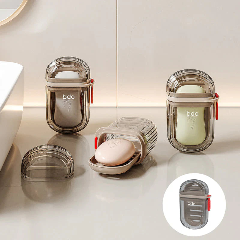 Boîte à Savon Compacte et Étanche pour les Déplacements