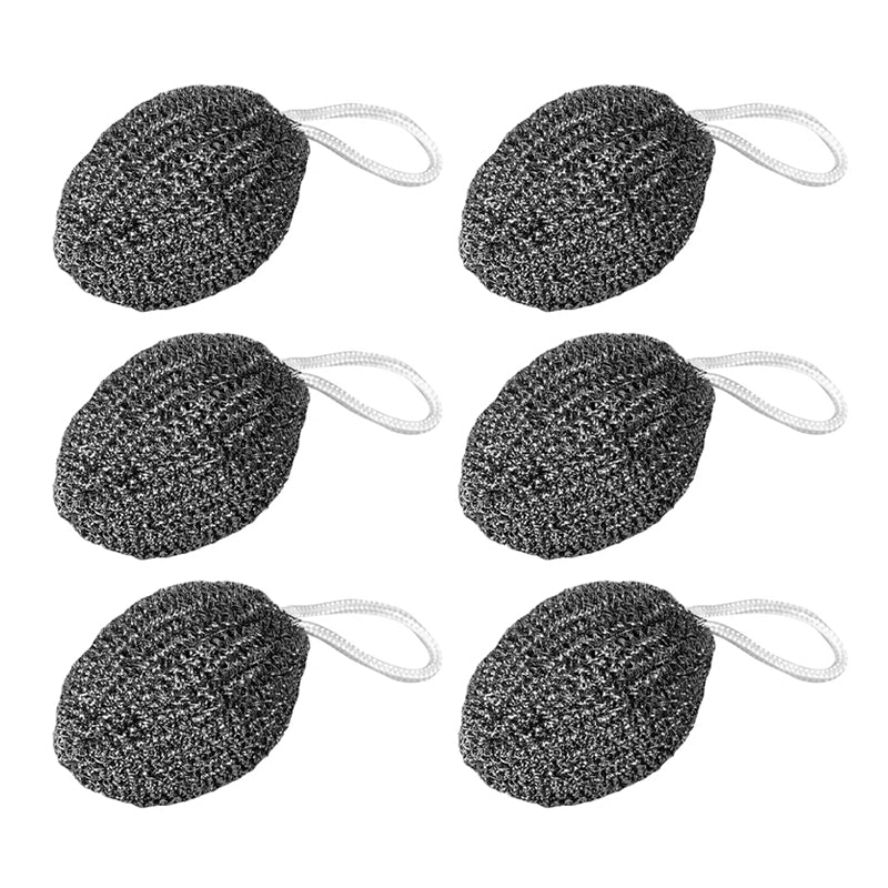 Robuste Éponge à Vaisselle en Fil Métallique (6 Pcs)