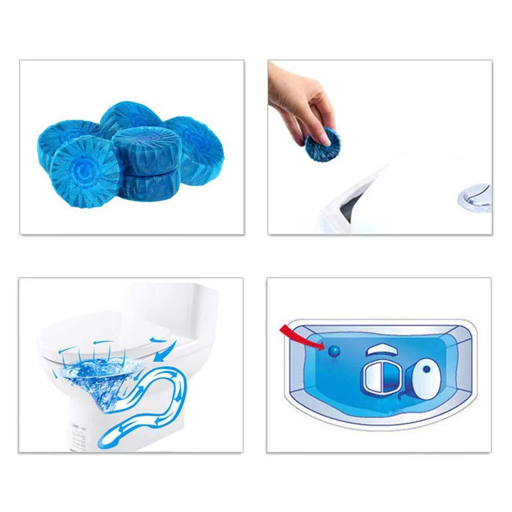 Tabs Wc Autonettoyants pour une Fraîcheur Longue Durée (10 Pcs)