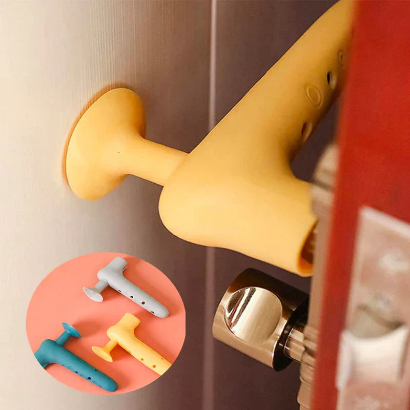 Protection de Poignée de Porte en Silicone qui Amortit les Chocs