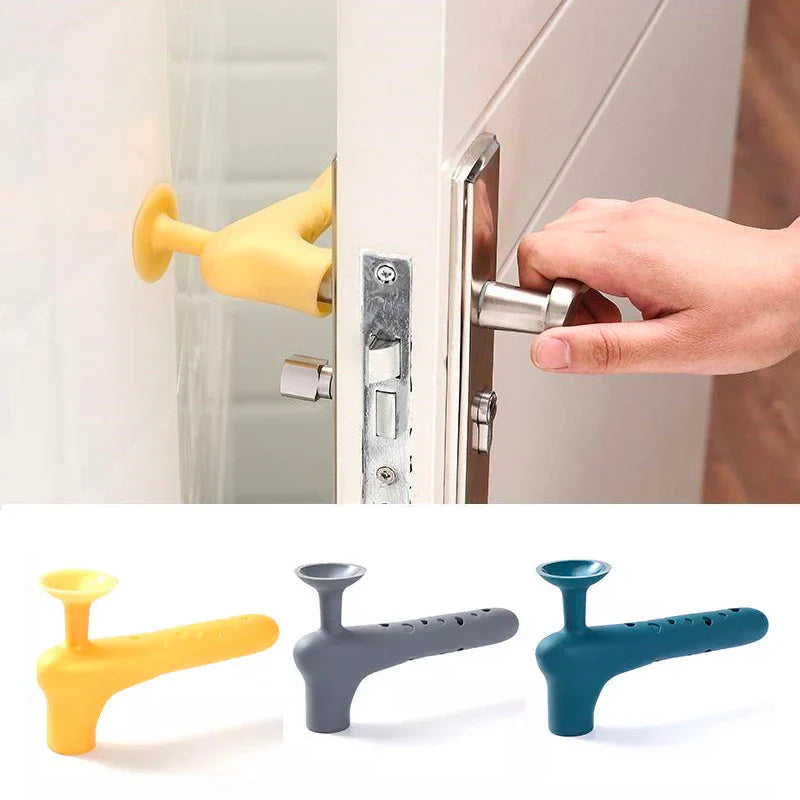 Protection de Poignée de Porte en Silicone qui Amortit les Chocs