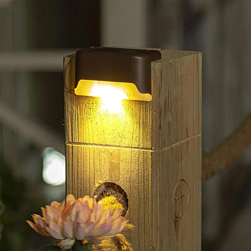 Lampes Solaires de Jardin à Led avec Détecteur de Mouvement (4 Pièces)