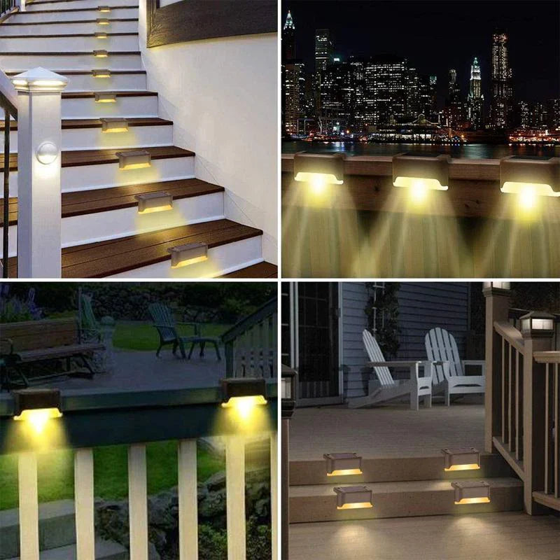 Lampes Solaires de Jardin à Led avec Détecteur de Mouvement (4 Pièces)