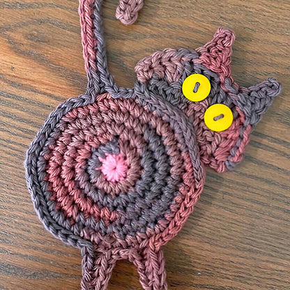 Dessous-de-plat Artisanal en Forme de Chat
