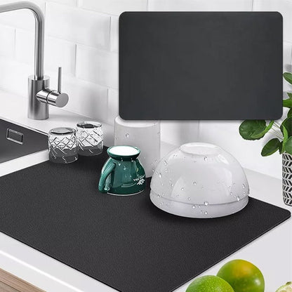 Tapis de Séchage pour la Cuisine et la Salle de Bains