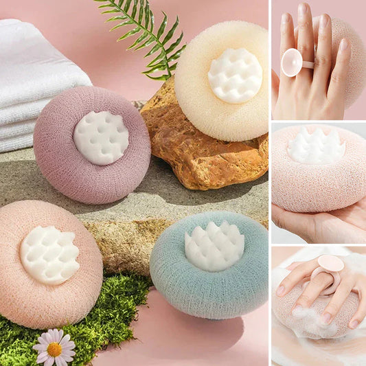 Eponge Florale Moelleuse pour un Soin de la Peau en Douceur