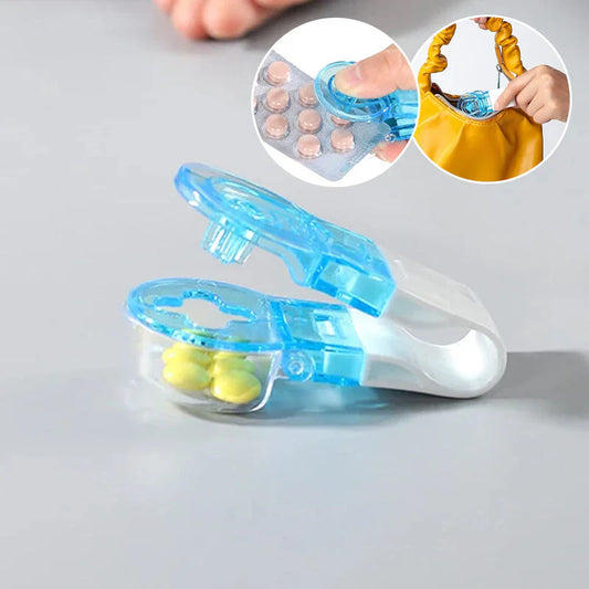 Pilulier de Voyage Compact avec Couvercle
