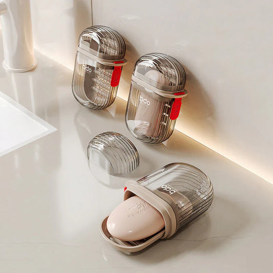Boîte à Savon Compacte et Étanche pour les Déplacements
