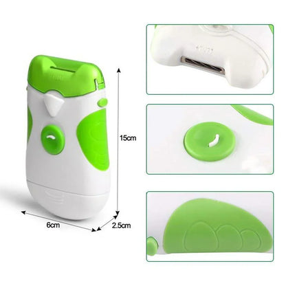 Tondeuse à Ongles Électrique avec Lumière de Précision à Led