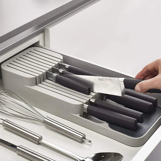 Rangement Sûr des Couteaux pour les Tiroirs de Cuisine