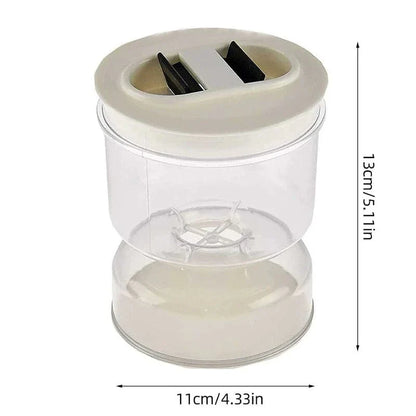 Récipient Pratique en Verre à Conserves avec Tamis