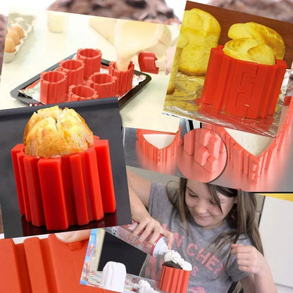 Set de Moules à Pâtisserie en Silicone de 4 Pièces pour des Gâteaux Créatifs