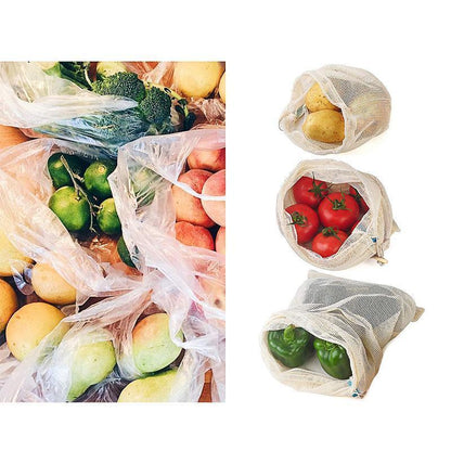 Sacs à Provisions Respectueux de L' Environnement (6 Pcs)