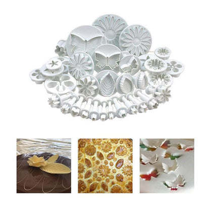Set Créatif de 33 Pièces pour Décorer des Gâteaux