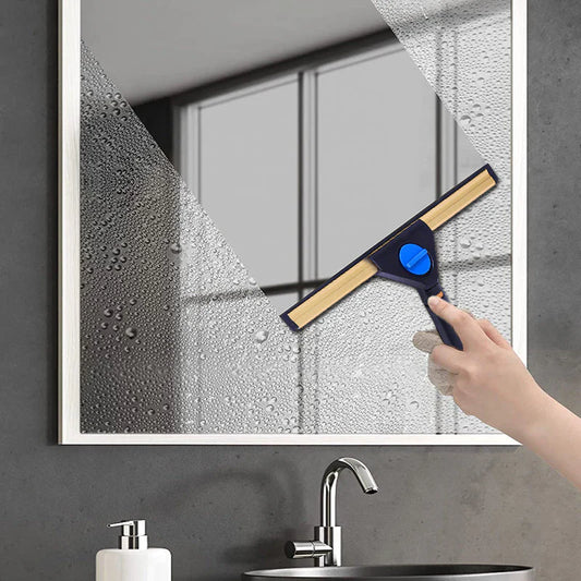 Une Raclette Efficace pour les Fenêtres et la Douche, pour un Nettoyage sans Traces