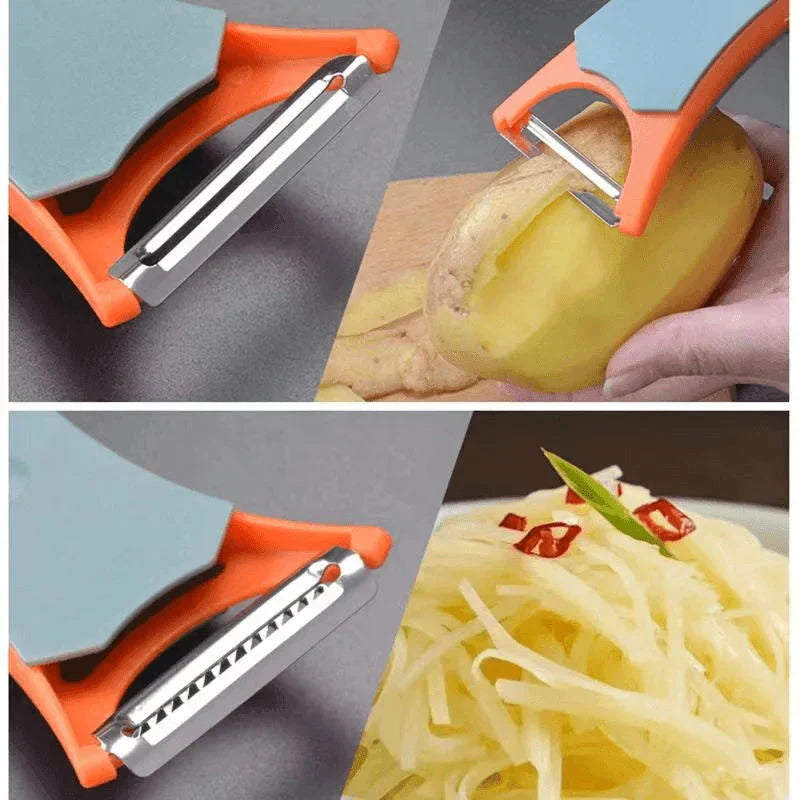 Set D' Éplucheurs avec Quatre Ustensiles de Cuisine Pratiques