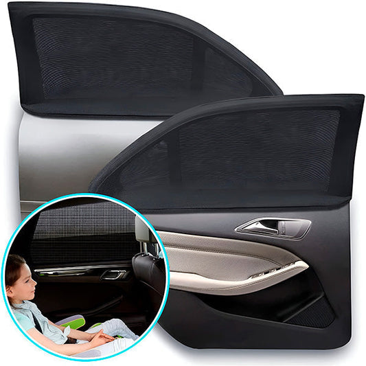 Pare-soleil de Voiture à Fixation Facile (4 Pièces)