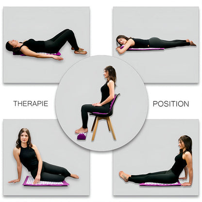 Kit D' Acupressure avec Tapis et Coussin