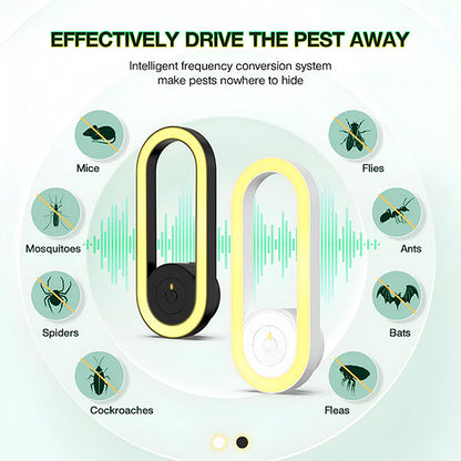 Lumière de Nuit Led avec Protection contre les Insectes par Ultrasons
