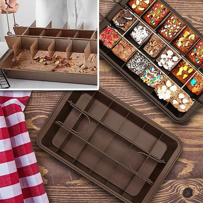 Moule à Pâtisserie avec Séparations Intégrées