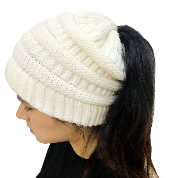Bonnet Poney pour Femme Fait à la Main