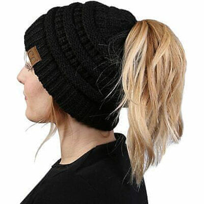 Bonnet Poney pour Femme Fait à la Main