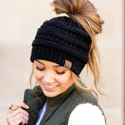 Bonnet Poney pour Femme Fait à la Main