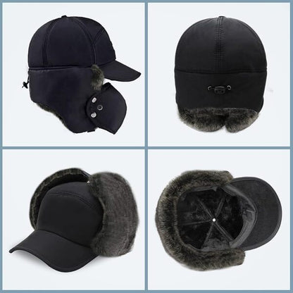 Casquette D' Hiver Thermique avec Protection