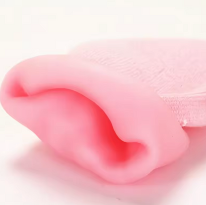 Chaussettes de Soin des Pieds en Silicone Rose