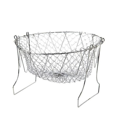 Panier à Tamis Flexible en Acier Inoxydable pour la Cuisson et la Friture