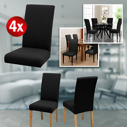 Housses de Chaises Élastiques pour Toutes les Occasions (4 Pcs)