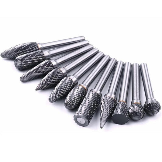 Têtes D' Affûtage Précises en Acier au Tungstène (10 Pcs)