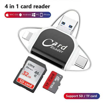 Lecteur de Cartes Universel 4 en 1