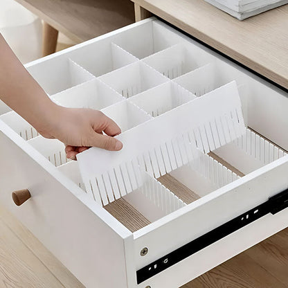 Séparateurs de Tiroirs Flexibles en Plastique (4 Pcs)