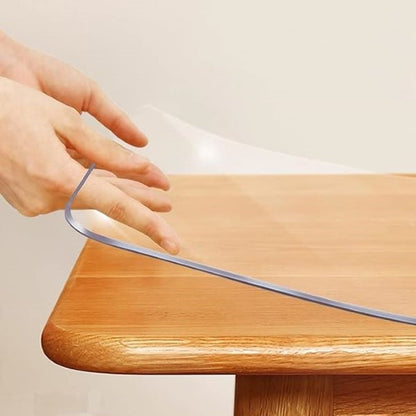 Revêtement de Table en Pvc Transparent (90x160 Cm)