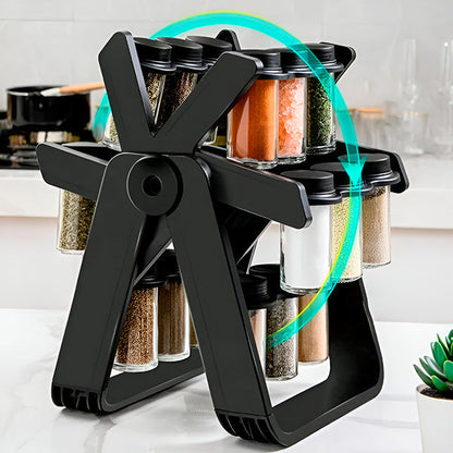 Organisateur Pratique pour Épices avec Fonction Rotative