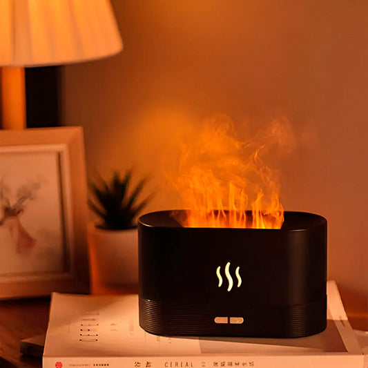 Un Humidificateur D' Air Innovant avec un Effet de Flamme Réaliste