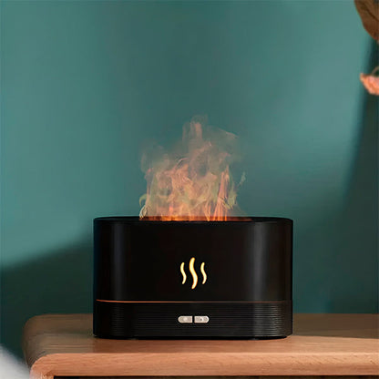 Un Humidificateur D' Air Innovant avec un Effet de Flamme Réaliste