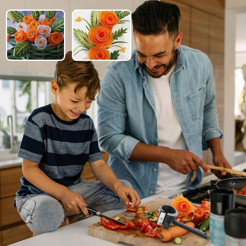 Rouleau de Coupe Rotatif pour les Fruits et les Légumes