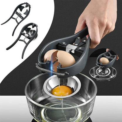 Coupe Œufs en Acier Inoxydable avec Mécanisme D' Ouverture