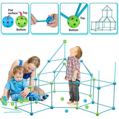 Kit de Construction de Château Fort en 3d pour Petits Architectes