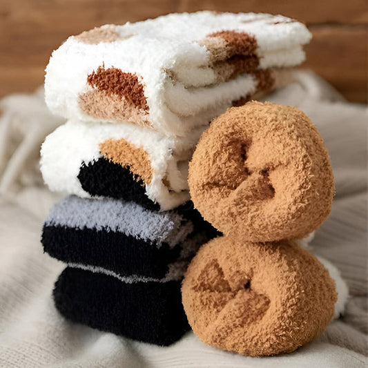 Chaussettes Moelleuses pour Chats avec Pattes (3 Pcs)